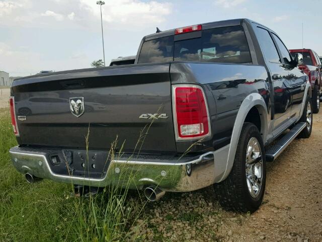 1C6RR7NT9GS411721 - 2016 RAM 1500 LARAM GRAY photo 4