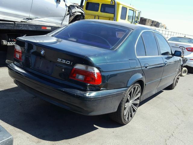 WBADT63431CF06710 - 2001 BMW 530 I AUTO GREEN photo 4