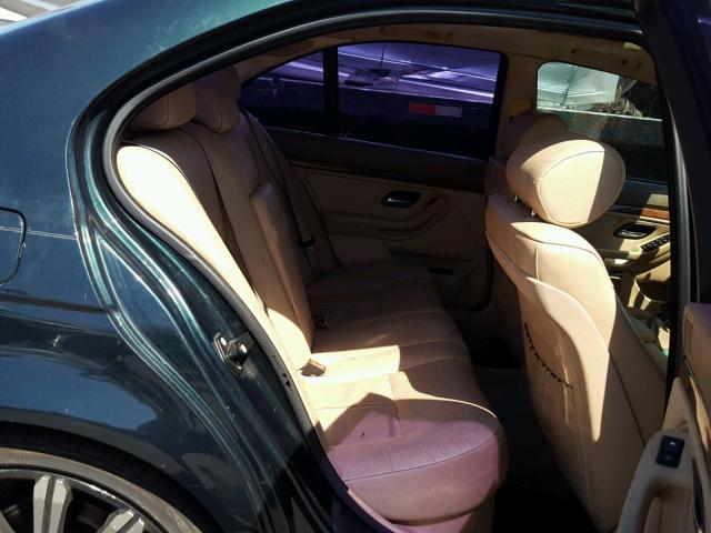 WBADT63431CF06710 - 2001 BMW 530 I AUTO GREEN photo 6