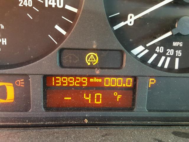 WBADT63431CF06710 - 2001 BMW 530 I AUTO GREEN photo 8