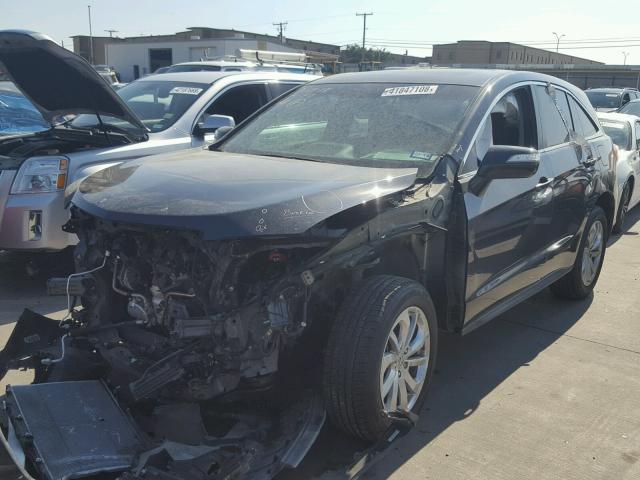 5J8TB4H58GL026385 - 2016 ACURA RDX TECHNO GRAY photo 2