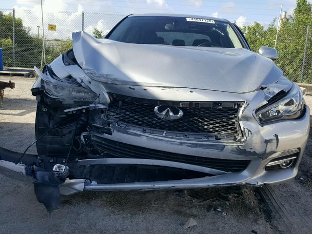 JN1EV7AP7HM741653 - 2017 INFINITI Q50 PREMIU SILVER photo 7