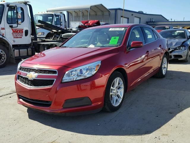 1G11D5SR7DF198850 - 2013 CHEVROLET MALIBU 1LT RED photo 2