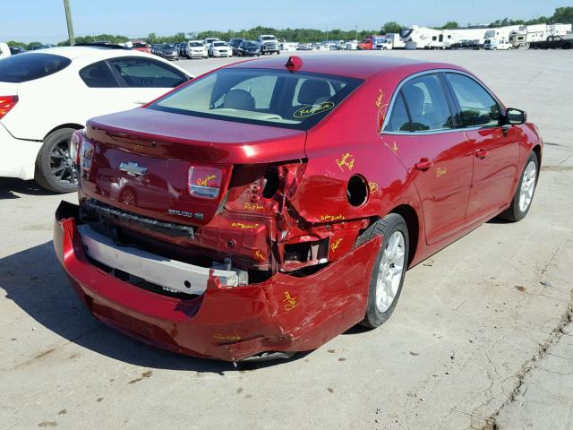 1G11D5SR7DF198850 - 2013 CHEVROLET MALIBU 1LT RED photo 4