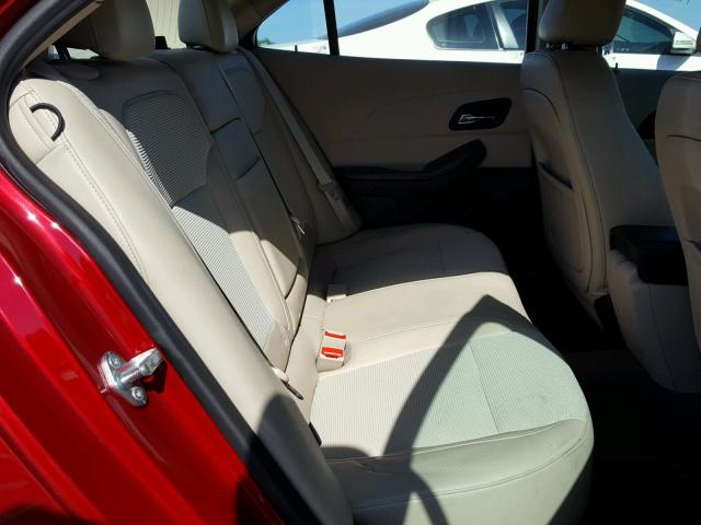 1G11D5SR7DF198850 - 2013 CHEVROLET MALIBU 1LT RED photo 6