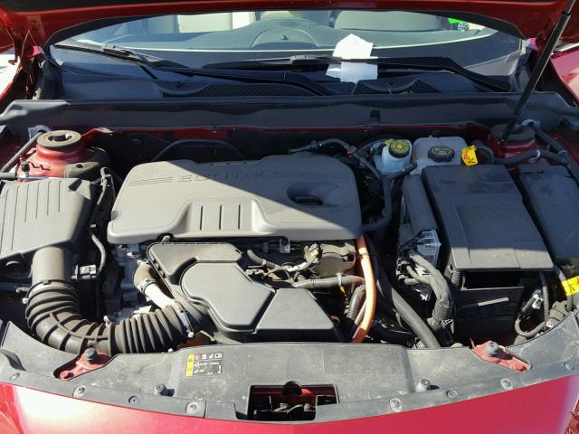 1G11D5SR7DF198850 - 2013 CHEVROLET MALIBU 1LT RED photo 7