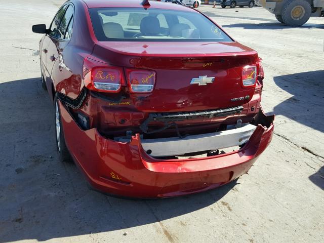 1G11D5SR7DF198850 - 2013 CHEVROLET MALIBU 1LT RED photo 9