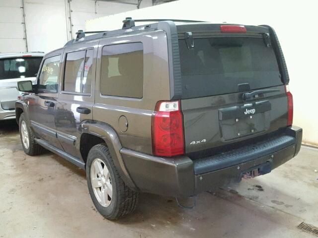 1J8HG48N46C274971 - 2006 JEEP COMMANDER BROWN photo 3