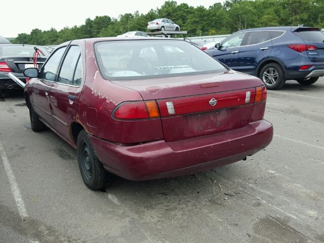 3N1AB41D5VL035430 - 1997 NISSAN SENTRA RED photo 3