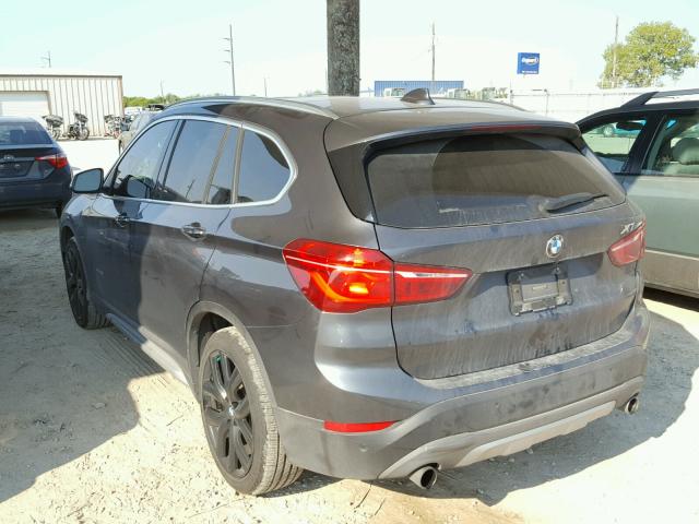 WBXHT3Z3XG4A48929 - 2016 BMW X1 XDRIVE2 Gris foto 3