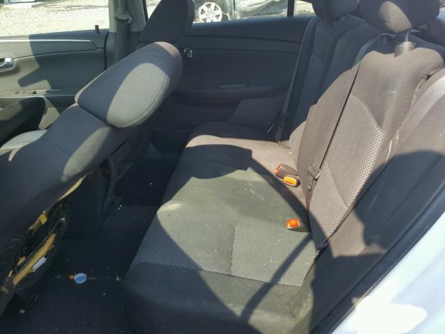 1G1ZC5EB6AF275160 - 2010 CHEVROLET MALIBU 1LT WHITE photo 6