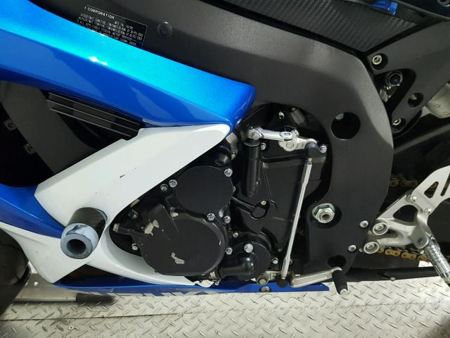 JS1GR7LA192102033 - 2009 SUZUKI GSX-R750 BLUE photo 12