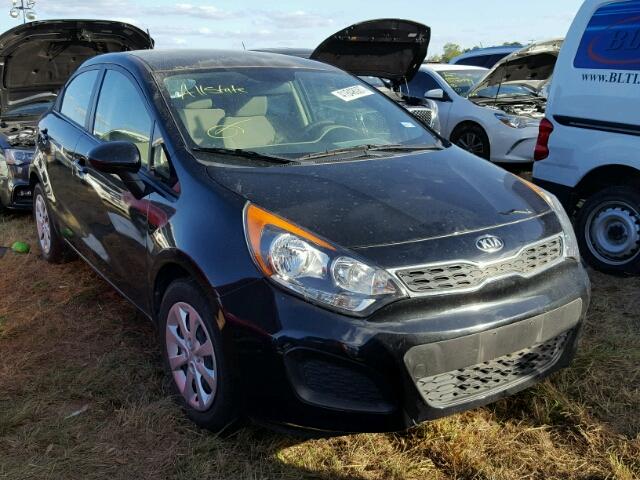 KNADN5A30F6514975 - 2015 KIA RIO EX BLACK photo 1