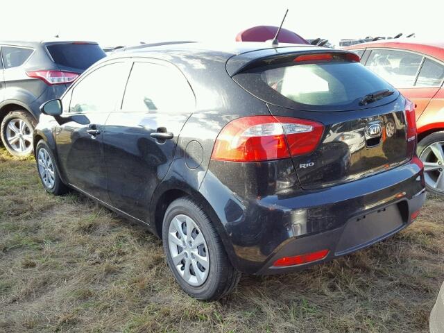 KNADN5A30F6514975 - 2015 KIA RIO EX BLACK photo 3