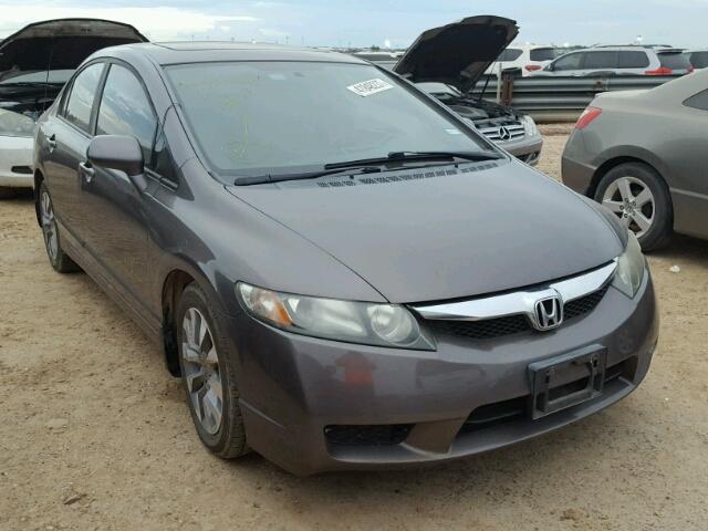 19XFA1F89AE035882 - 2010 HONDA CIVIC GRAY photo 1