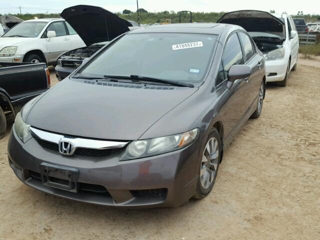 19XFA1F89AE035882 - 2010 HONDA CIVIC GRAY photo 2