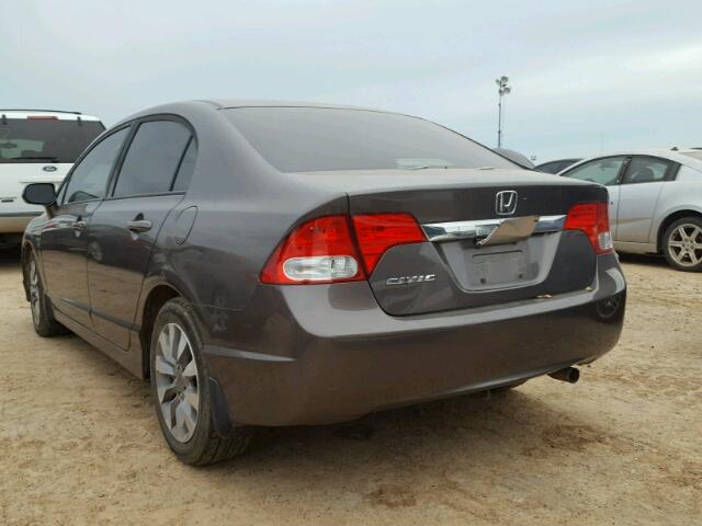 19XFA1F89AE035882 - 2010 HONDA CIVIC GRAY photo 3