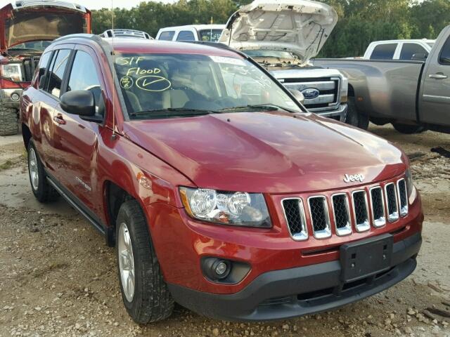 1C4NJCBA2ED789357 - 2014 JEEP COMPASS RED photo 1