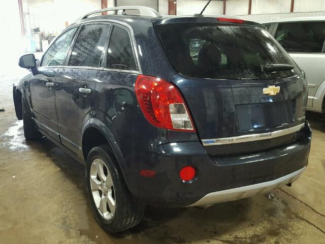 3GNAL4EK3ES682974 - 2014 CHEVROLET CAPTIVA LT BLACK photo 3