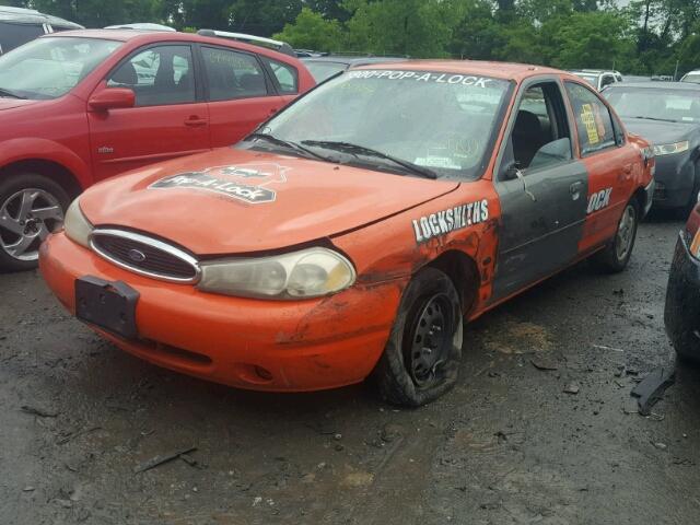 1FAFP66Z5YK141022 - 2000 FORD CONTOUR SE ORANGE photo 2