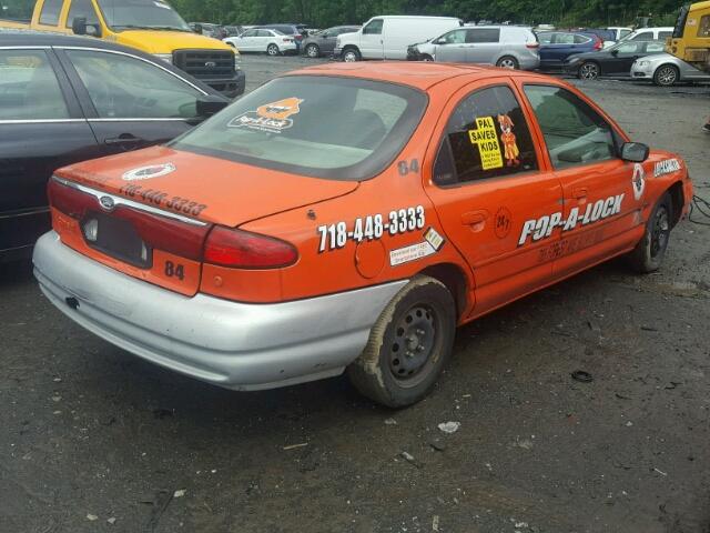 1FAFP66Z5YK141022 - 2000 FORD CONTOUR SE ORANGE photo 4