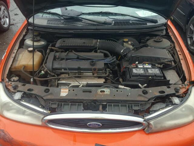 1FAFP66Z5YK141022 - 2000 FORD CONTOUR SE ORANGE photo 7