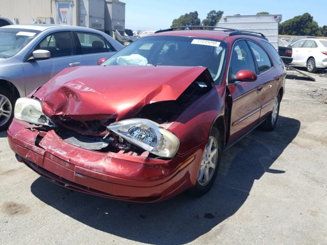 1MEFM58U11A632292 - 2001 MERCURY SABLE GS MAROON photo 2