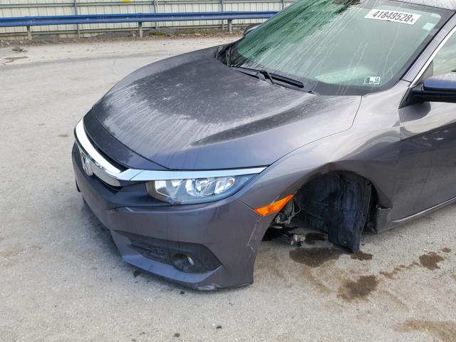 2HGFC3B76HH361142 - 2017 HONDA CIVIC EXL 灰色 照片 9