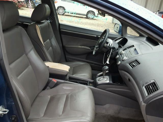 2HGFA16998H505367 - 2008 HONDA CIVIC EXL 蓝色 照片 5