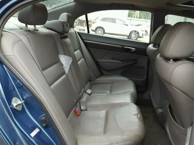 2HGFA16998H505367 - 2008 HONDA CIVIC EXL 蓝色 照片 6