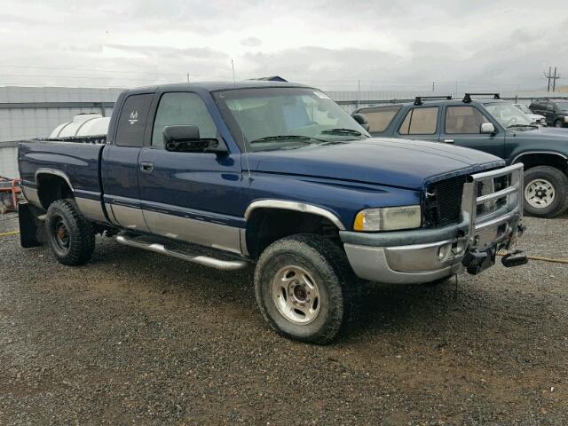 3B7KF23632M215942 - 2002 DODGE RAM 2500 BLUE photo 1