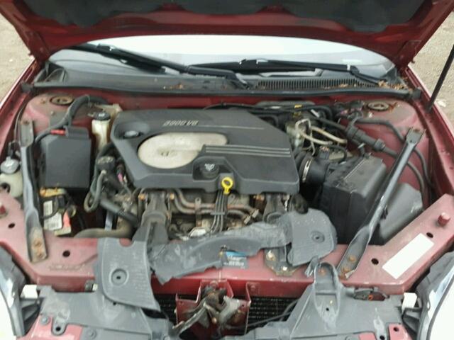 2G1WK151X69263843 - 2006 CHEVROLET MONTE CARL 栗色 照片 7