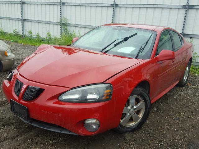 2G2WP552381191849 - 2008 PONTIAC GRAND PRIX წითელი ფოტო 2