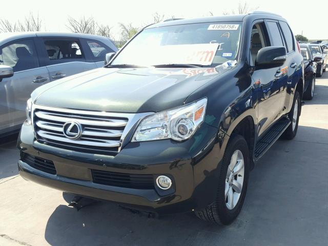 JTJBM7FX2B5026693 - 2011 LEXUS GX BASE GREEN photo 2