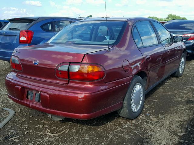 1G1ND52J73M622940 - 2003 CHEVROLET MALIBU RED photo 4