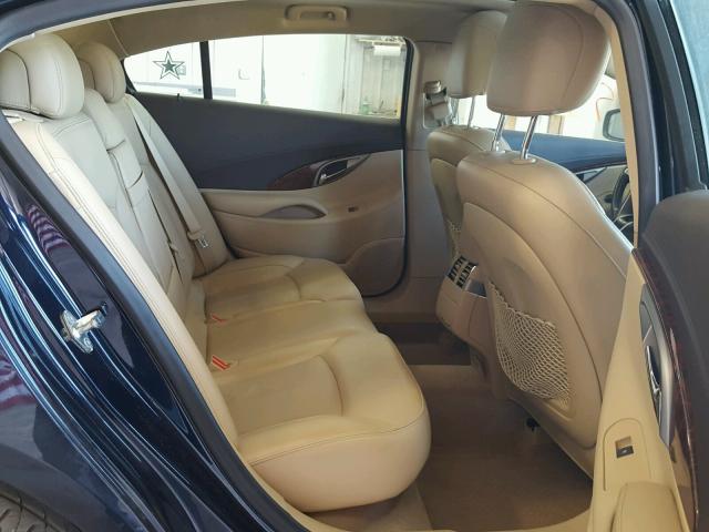 1G4GJ5E34CF246090 - 2012 BUICK LACROSSE T BLUE photo 6