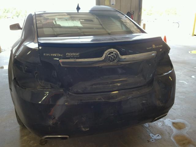 1G4GJ5E34CF246090 - 2012 BUICK LACROSSE T BLUE photo 9