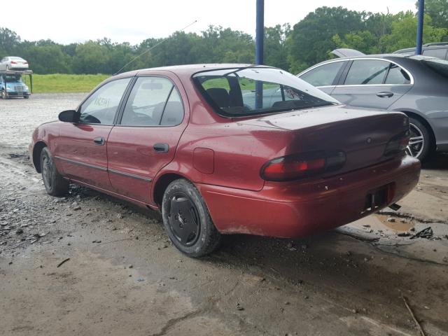 1Y1SK5362PZ018470 - 1993 GEO PRIZM BASE BURGUNDY photo 3