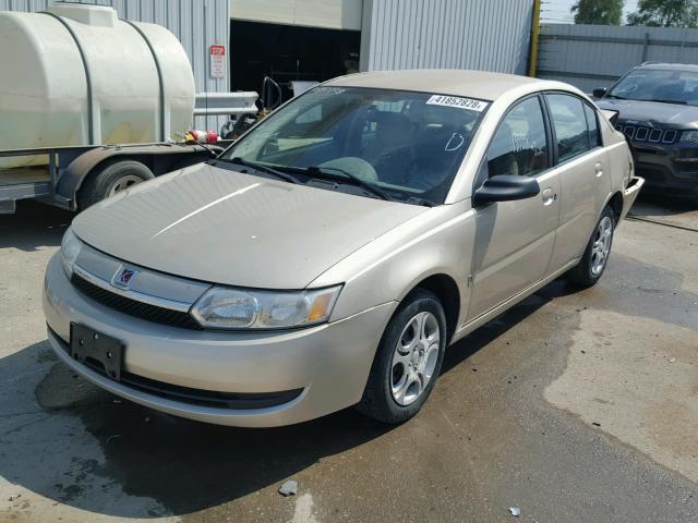 1G8AJ52FX4Z218569 - 2004 SATURN ION LEVEL GOLD photo 2