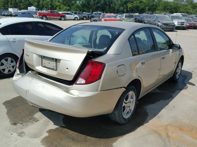 1G8AJ52FX4Z218569 - 2004 SATURN ION LEVEL GOLD photo 4
