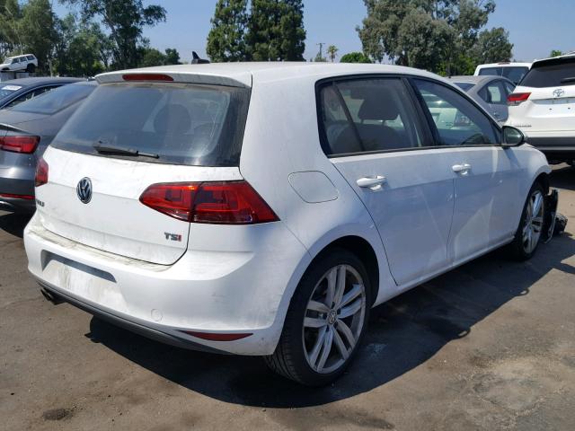 3VW217AU6FM043485 - 2015 VOLKSWAGEN GOLF WHITE photo 4