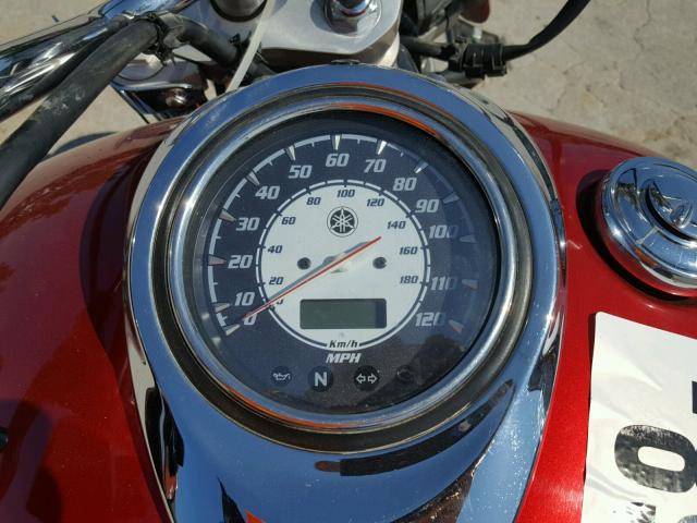 JYAVP11E19A113847 - 2009 YAMAHA XVS1100 A RED photo 8