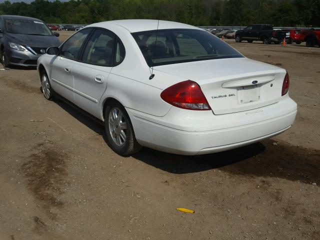 1FAFP56245A233933 - 2005 FORD TAURUS SEL WHITE photo 3