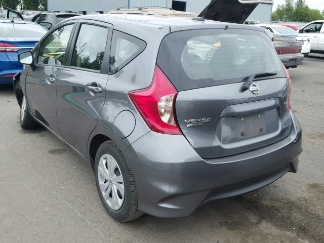 3N1CE2CP3HL362103 - 2017 NISSAN VERSA NOTE GRAY photo 3