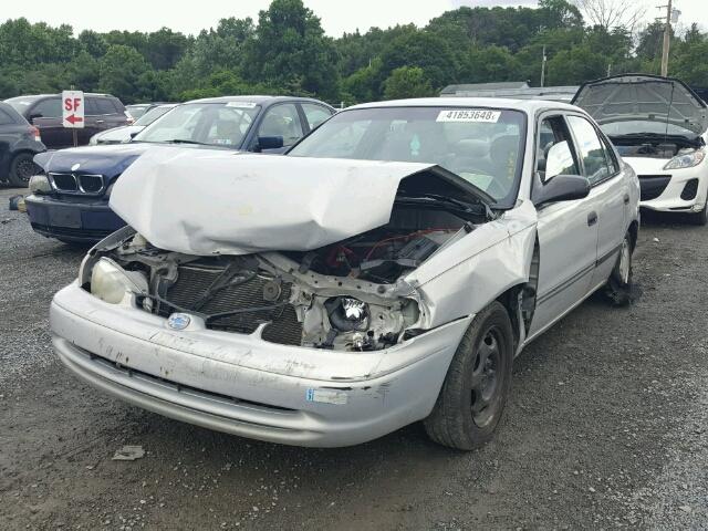 1Y1SK52892Z419722 - 2002 CHEVROLET GEO PRIZM 银色 照片 2