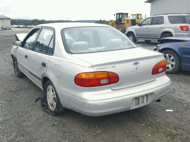 1Y1SK52892Z419722 - 2002 CHEVROLET GEO PRIZM SILVER photo 3