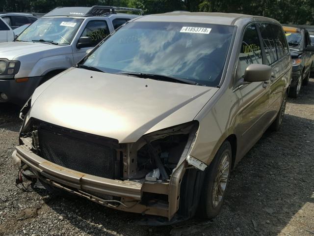 5FNRL38295B062009 - 2005 HONDA ODYSSEY LX GOLD photo 2