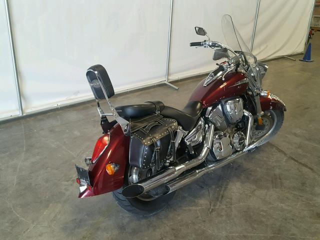 1HFSC52086A309508 - 2006 HONDA VT1300 S MAROON photo 4