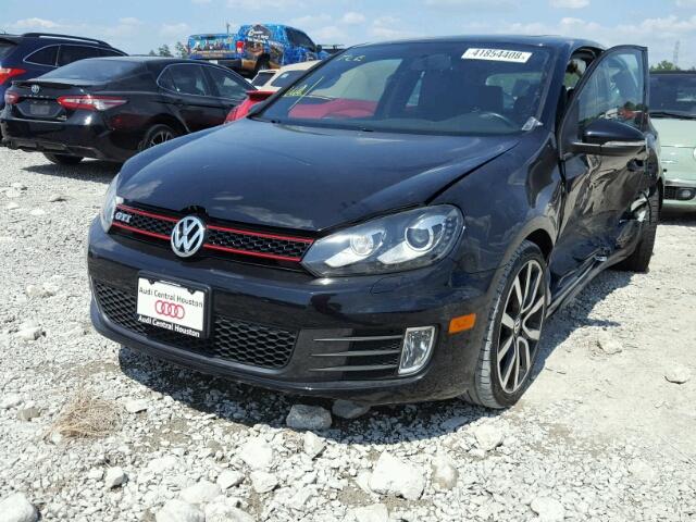 WVWFV7AJXCW085684 - 2012 VOLKSWAGEN GTI BLACK photo 2