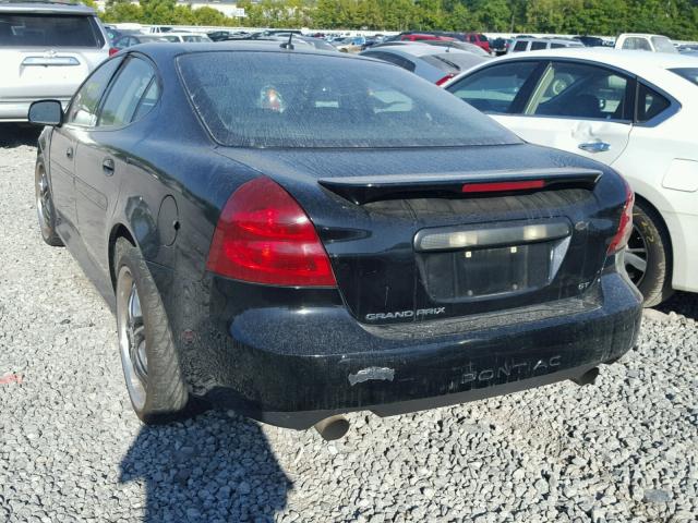 2G2WR554961210008 - 2006 PONTIAC GRAND PRIX BLACK photo 3